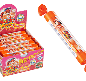 Dropsy MultiFan, bez cukru, z witaminami - smak pomarańczowy